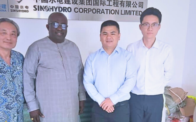 Dr. Toni Aubynn Holds Promising Talks with Sinohydro on Petroleum Hub Project