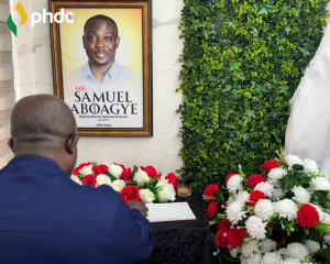Petroleum Hub Development Corporation Honours ‘Fallen Heroes’ as Dr Aubynn Signs Books of Condolence