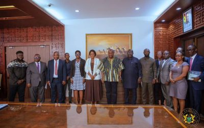PHDC CEO, Management Pay Courtesy Call on President Mahama